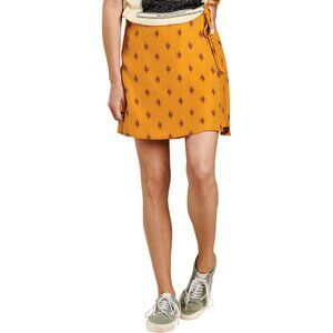 Toad&Co Hillrose Wrap Skirt - Sunset Geo Motif Print
